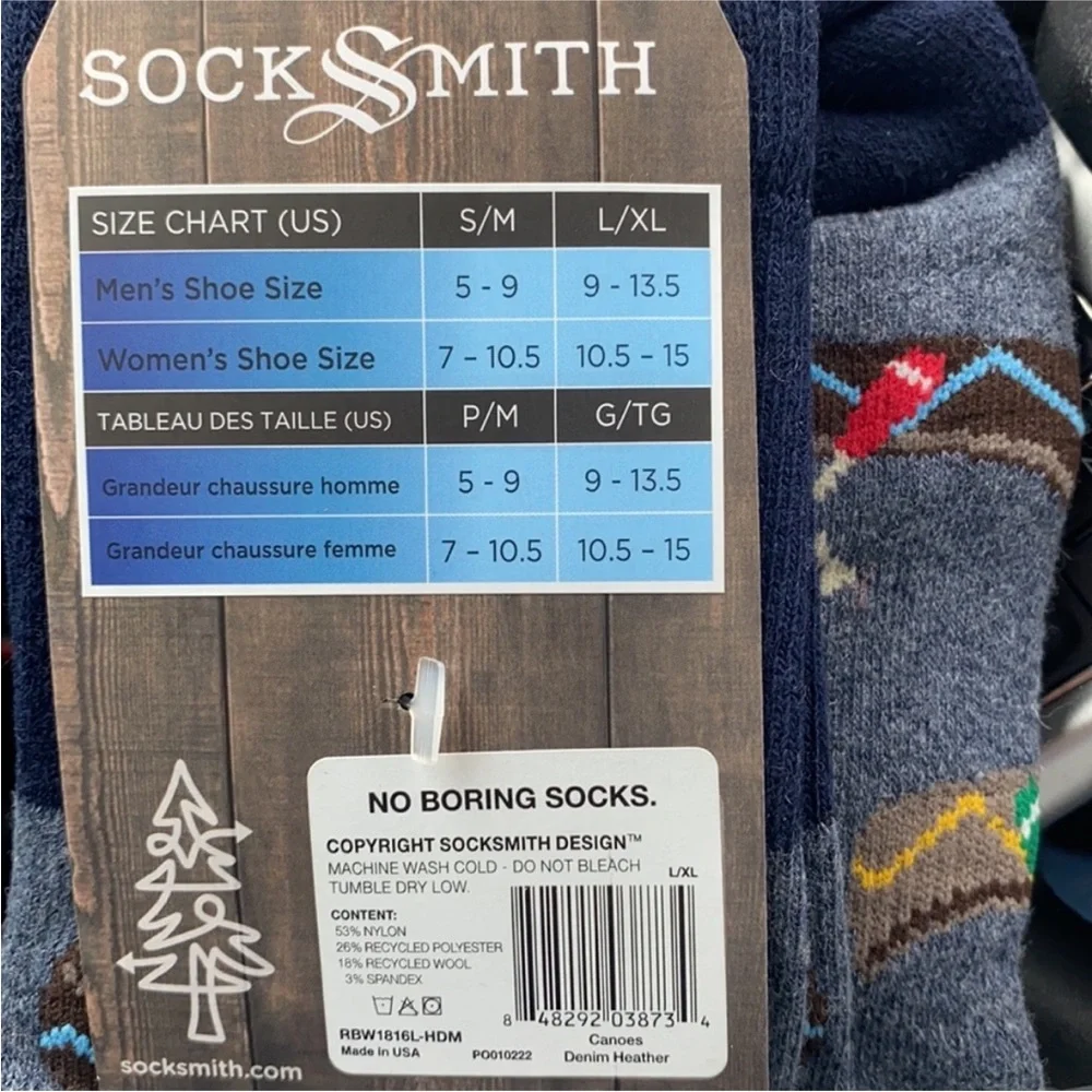 Socksmith wool boot socks